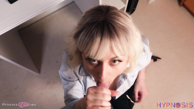 Princess Ellie Idol - Ellie Hypnotizes Boss With Blowjob Stress Relief Whisper