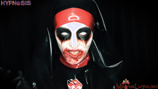 Mistress LucyXX - nun turned into a devil and she is going to play with you