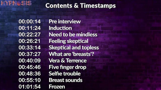 Entrancement UK - Curvy Arabella Freezes In BBW Slave Training Hypnotic Pause
