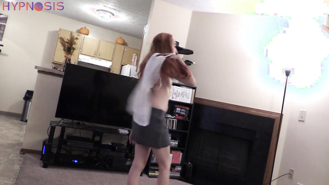 GG Fetish Media - Hypnotized Babe Strips and Walks Topless in Hypnotic POV
