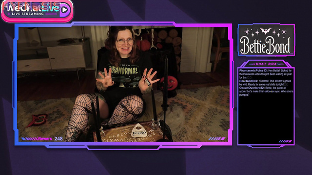 Bettie Bondage - A Creepy Halloween Stream with a Twist of Erotic Magic and Demon Control