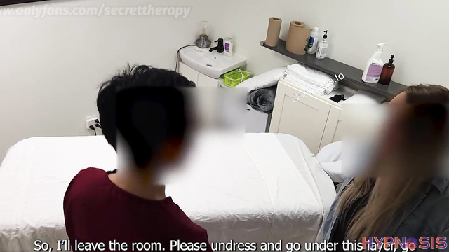 Secret Therapy - Blonde Masturbation - Hypno Massage Natural Tits Twist-Off