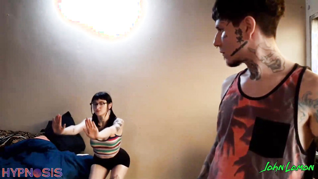 Lemonspike - tattooed guy fucked John Lemon in doggystyle under hypnosis
