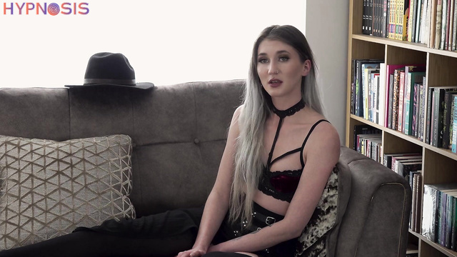 Entrancement UK - Hypno-Morticia Spins To Bare Small Tits In POV Glam Room