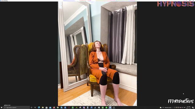 FFproductions - Seductive Redhead Commands You To Kneel With Her Big Tits In Charge