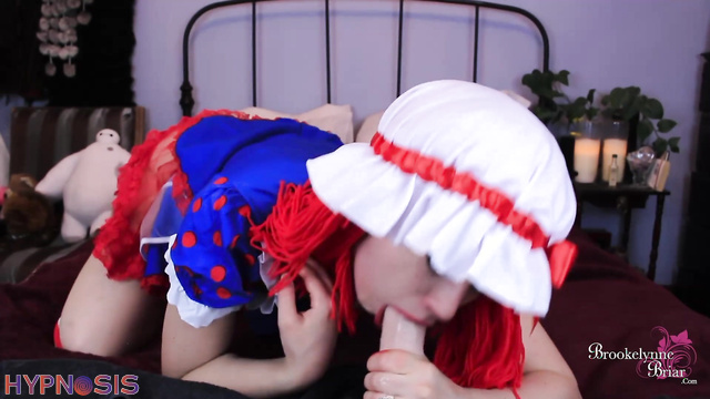 Doll Fetish Brookelynne Briar - Sensual Fantasy with a Redhead in Dildo in Wonderland