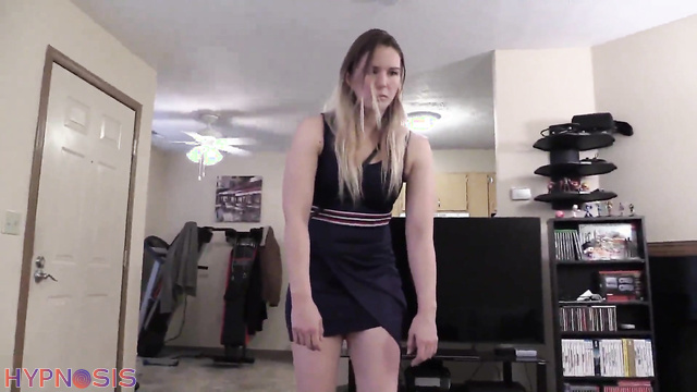 Girls Gone Hypnotized - Hypno Pauses Her to Obey then Play In Frozen Trance