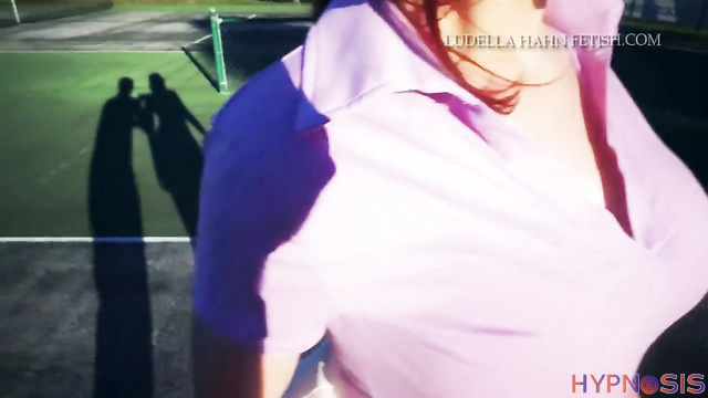 Ludella Hahn Fetish - Nude Girl Trances and Strips During Hypno Tennis Game