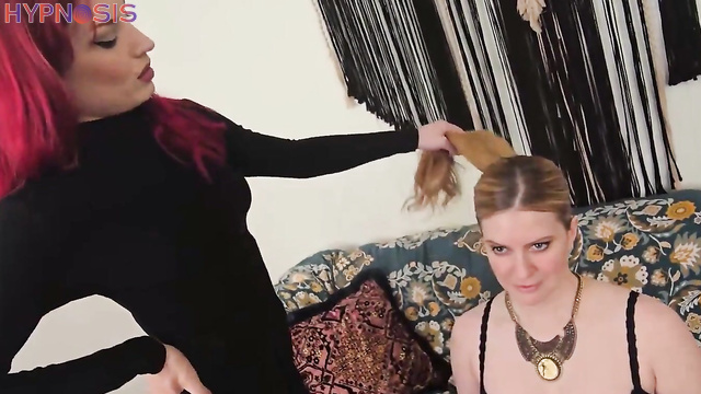 Barbatus Fetish And Training Academ - Lesbian sisters use hypnotic control to kiss