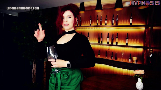 Ludella Hahns Fetish Adventures - Fembot Waitress Ludella Can't Seem to Get Your Order Right