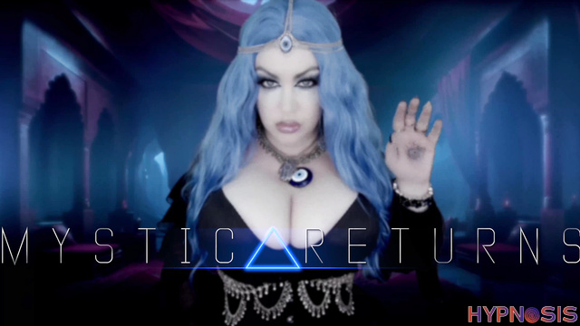 Goddess Zenova Controls Your Mind - The boobsy babe with blue hair & eyes will mesmerize u