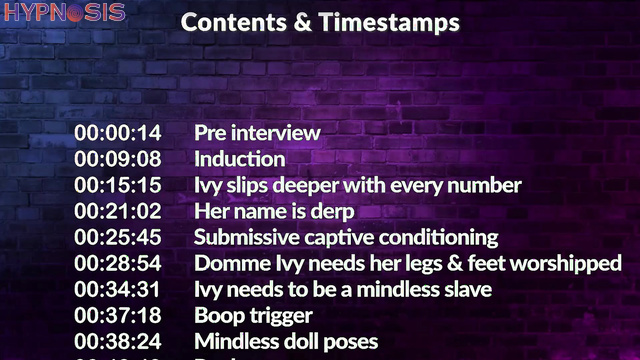 Entrancement - Girl masturbates under hypnosis and sucks dildo