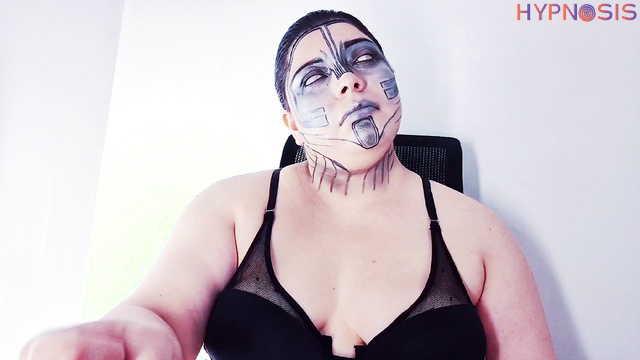 Alice Scott - Fembot bbw explains how to jerk off properly