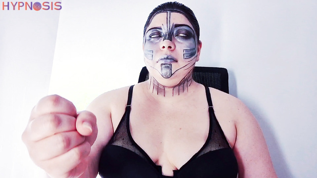 Alice Scott - Fembot bbw explains how to jerk off properly
