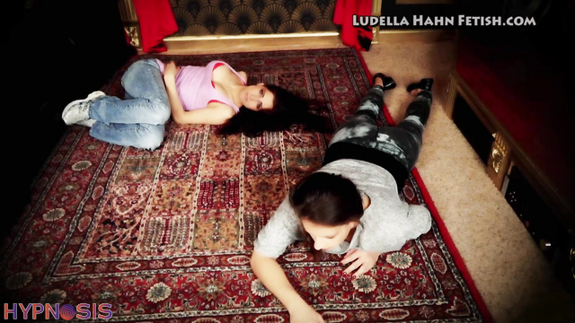 Ludella Hahns Fetish Adventures - Girls were hypnotized in a cinema and forced to obey