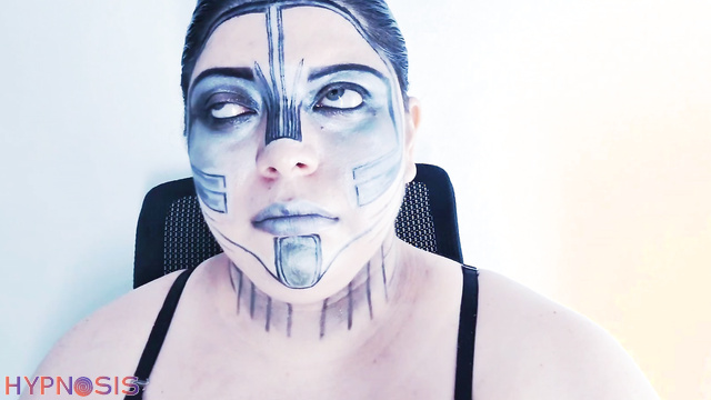 Alice Scott - Fembot glitches with rolling eyes and blank robotic stare