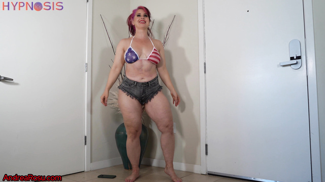 Andrea Rosu's Kinky Explorations - Busty redhead sex robot tries on different outfits