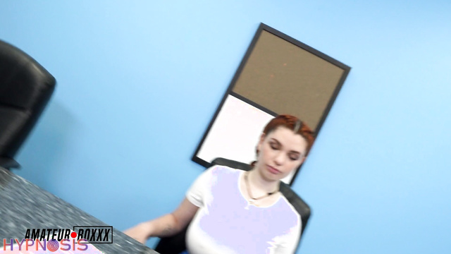 Amateur Boxxx - Busty redhead was hypnotized and forced to masturbate