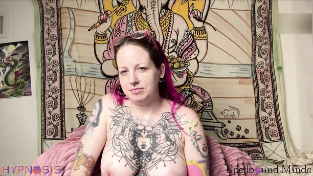 Spellbound Minds - Lady Lazarus - Sexy tattooed girl experiences an orgasm under hypnosis