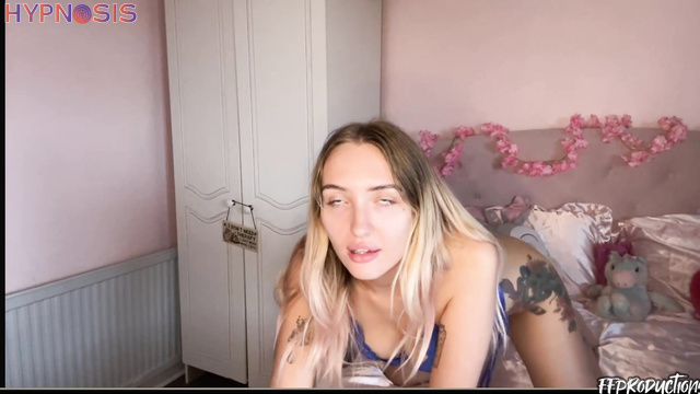 FF Productions - Kitty - Sweet blonde sucks her finger & experiences orgasm under hypnosis
