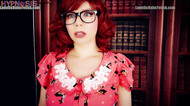 Ludella Hahns Fetish Adventures - Ludella - Busty redhead undresses under hypnosis