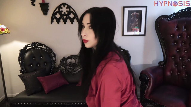 Emily Valentina - Busty mistress makes you jerk off and eat your cum