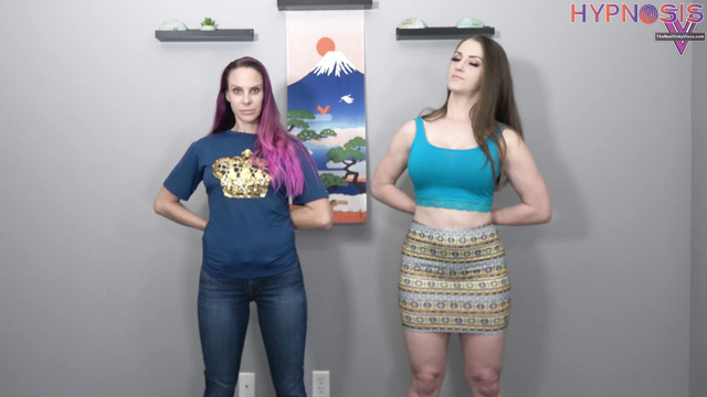 VickyVixFetishAndNaughtyClips - Terra & Vicky - Girls were forced to undress under hypnosis