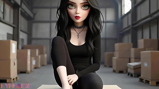 CG adventures - Robots rip clothes off a sweet brunette