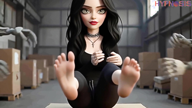 CG adventures - Robots rip clothes off a sweet brunette
