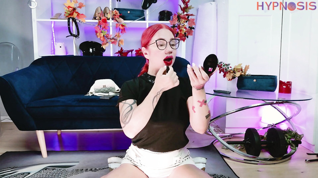 Ella Kross - Busty sex robot in latex fucks herself with a dildo and squirts