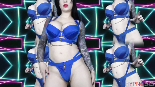 Emily Valentina - Busty tattoo mistress controls your mind and teases with her hot body