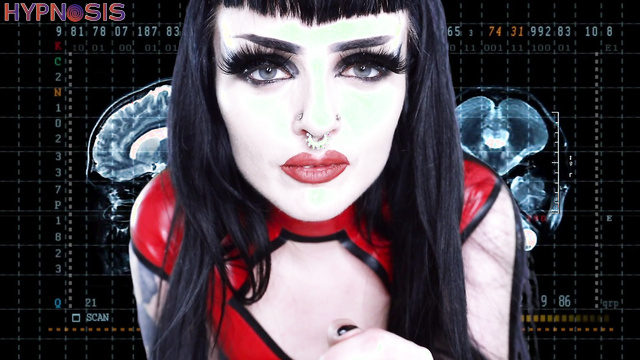 Empress Poison - Latex femdom mind control, brunette commands you to worship her