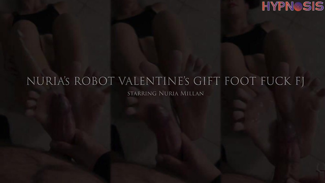Unchained Perversions Fetish Porn - Nuria Millan sexy feet fuck and solesjob for Andy