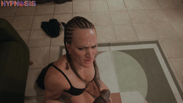 Mr Pool Domination - Redhead frozen for ass smothering and robot domination