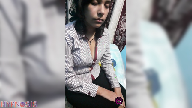 Girls Deeply Hypnotized - Joha - Brunette falls into a trance during hypnosis