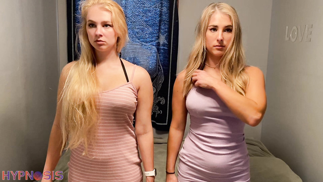 Victoria Elizabeth & Lily - Sweet blondes under hypnosis show off their hot bodies and feet