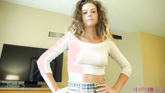 Girls Gone Hypnotized - Nathalia - Cute girl is forced to strip on command