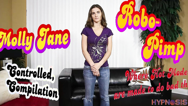 Robo-Pimp - Mesmerized Busty Girl Becomes Blank Minded Living Toy with Empty Stare