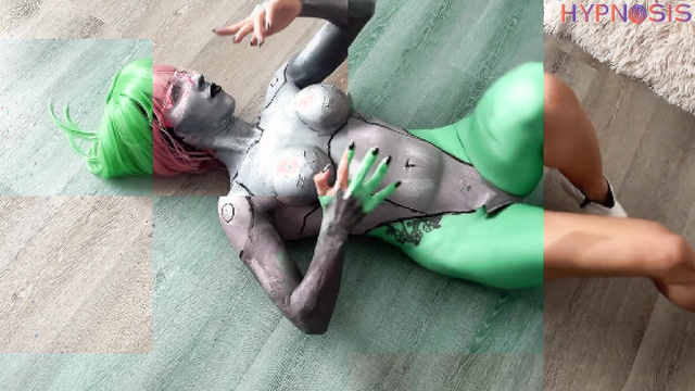 Fembot Factory - Miss Something - Broken busty sex robot dances