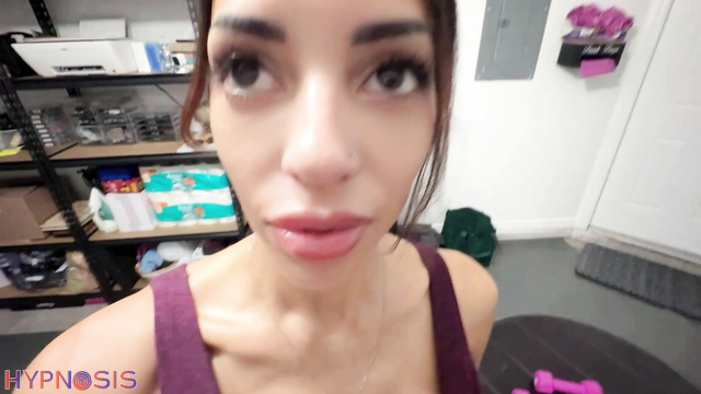 Mesmerized Damsel - Eden Sins - Busty brunette sucks cock and submits under hypnosis