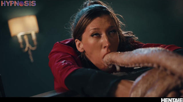 Hentaied - Addison stretches her limits and takes every single inch of this monster meat