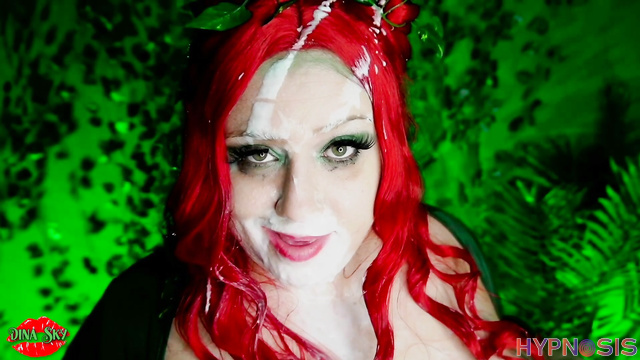 Dina Sky - Poison Ivy's bukkake is better, Dina get completely coated in a wild fantasy