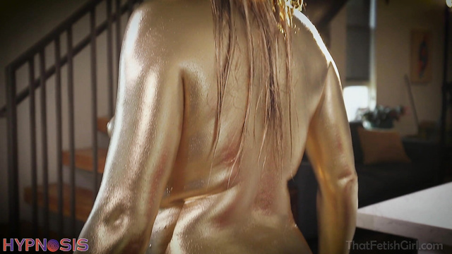 That Kinky Girl - Kendra for a deep golden dreams and statue fetish fantasy