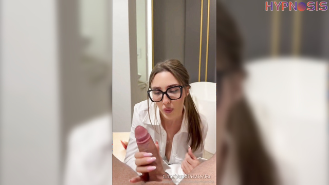 Bad Girl Sandra transition from a professional assistant to a rough office slut