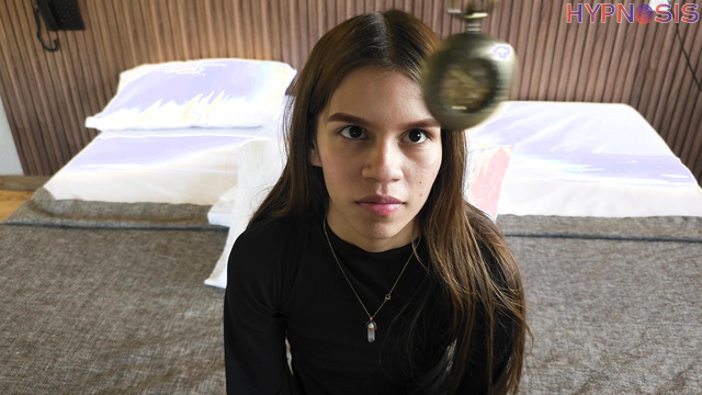 Girls Fetish H Study - Wendy - Brunette forced to show her sweet tits under hypnosis
