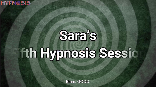 Girls Deeply Hypnotized - Sara - Hot brunette in glasses obeys commands and sucks dick