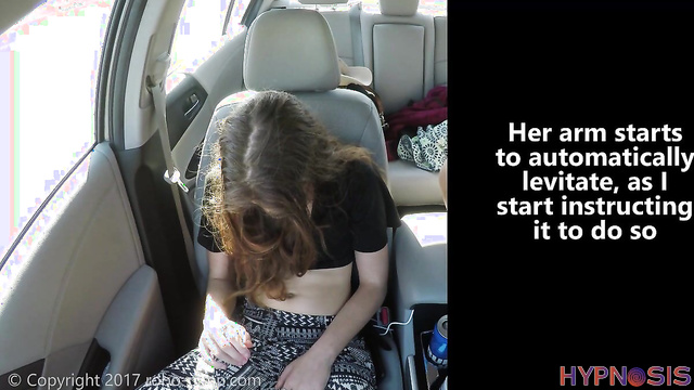 Robo-Pimp - Sara Klein - Beauty in the car was hypnotized and put to sleep