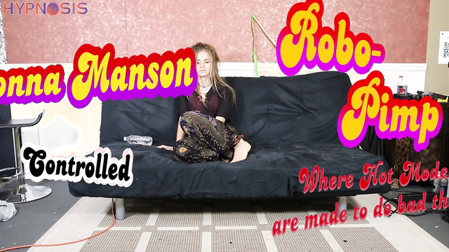 Robo-Pimp - Lonna Manson - Blonde hippie submits and undresses under hypnosis