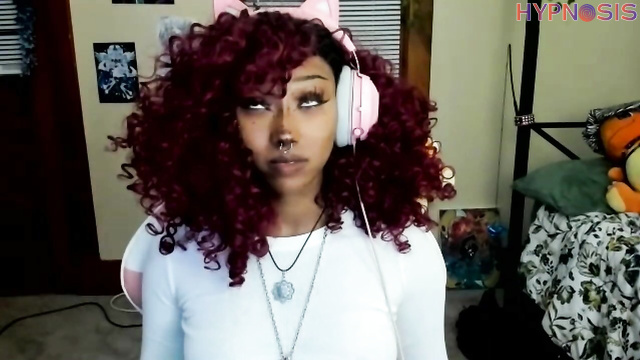 Lavi - Curly ebony girl obeys and follows commands