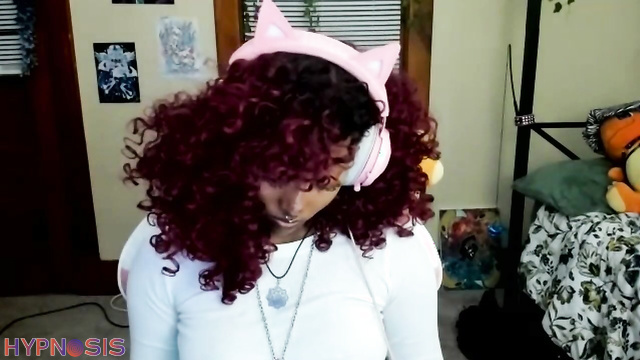 Lavi - Curly ebony girl obeys and follows commands